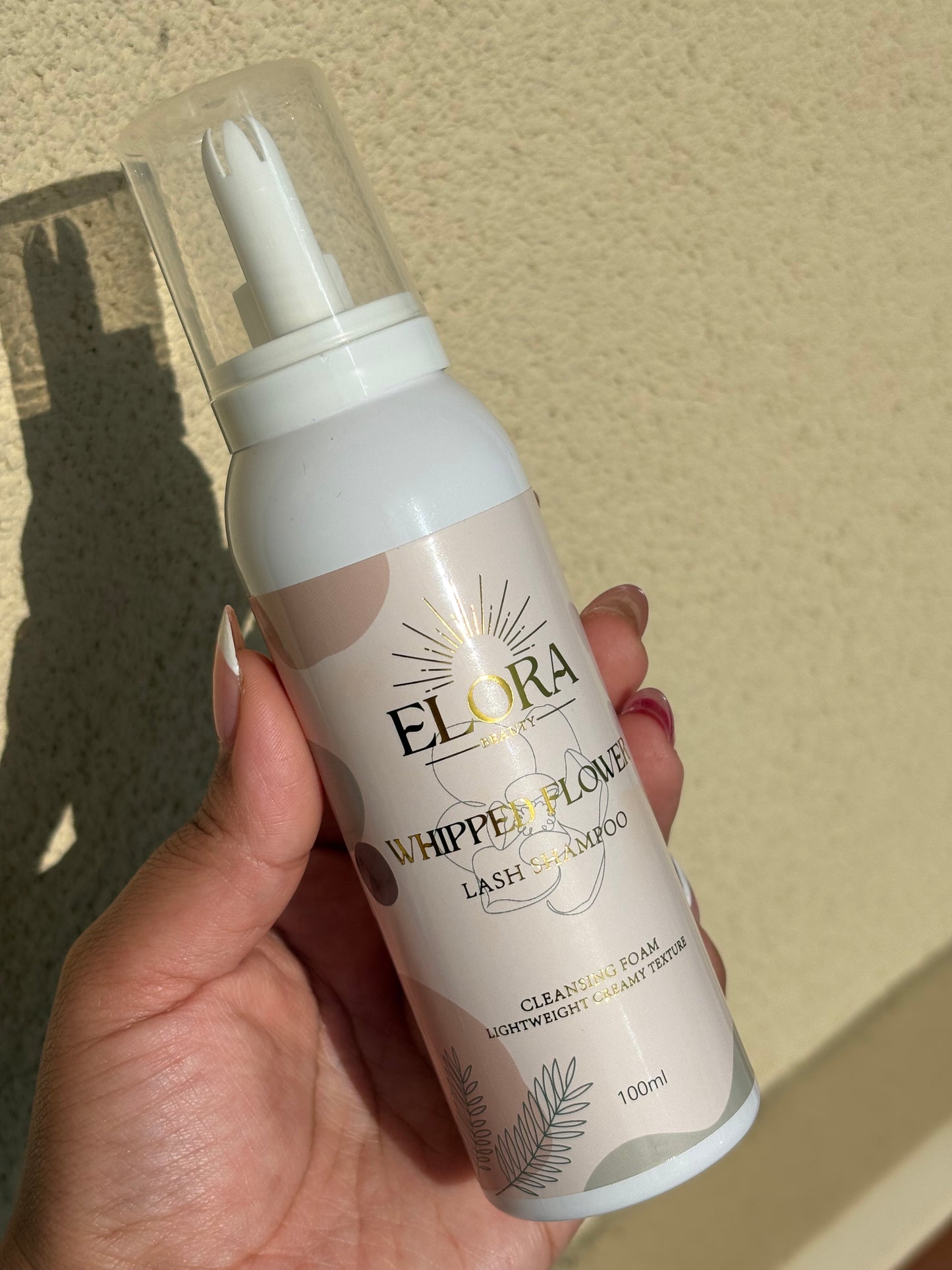 whipped flower lash shampoo